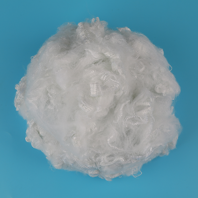 White Non-Woven Polyester Staple Fiber (Use For Needle Punched)2.5D×64mm